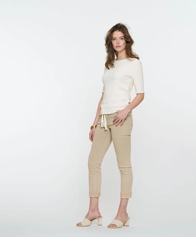 Geisha Capri Broek Skinny Turnup