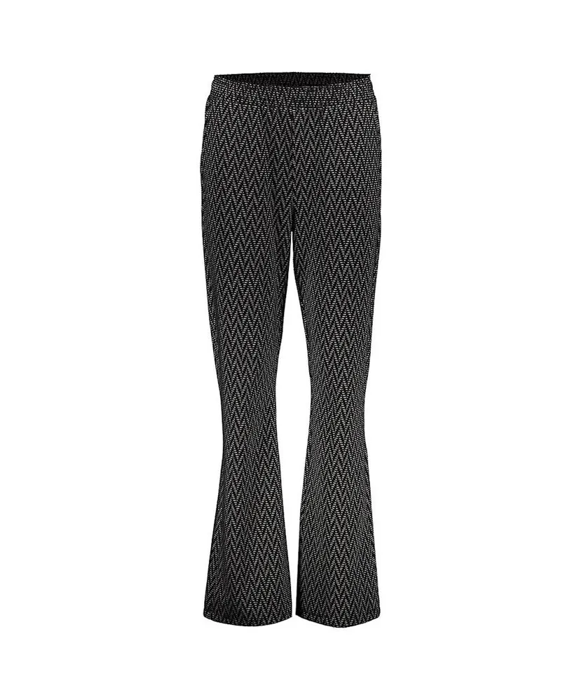 Geisha Flared Broek Allover Print