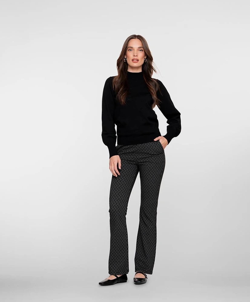 Geisha Flared Broek Allover Print
