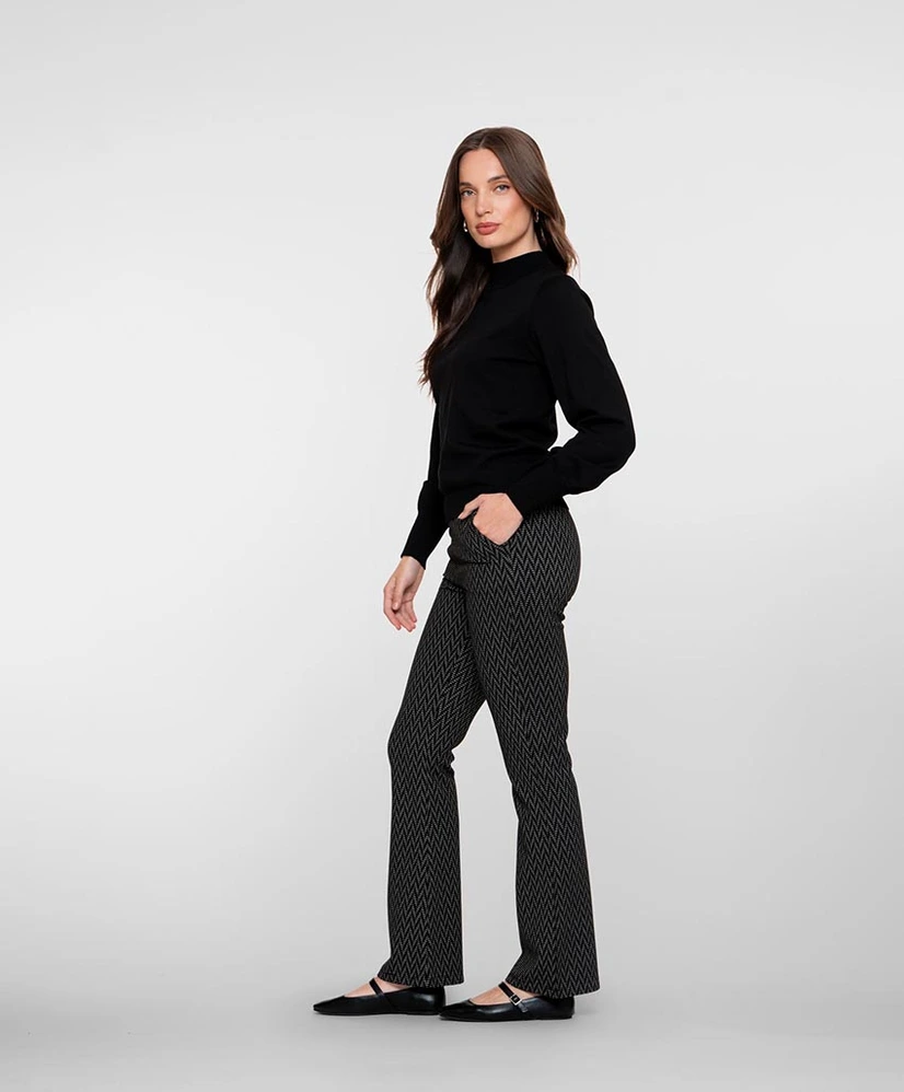 Geisha Flared Broek Allover Print