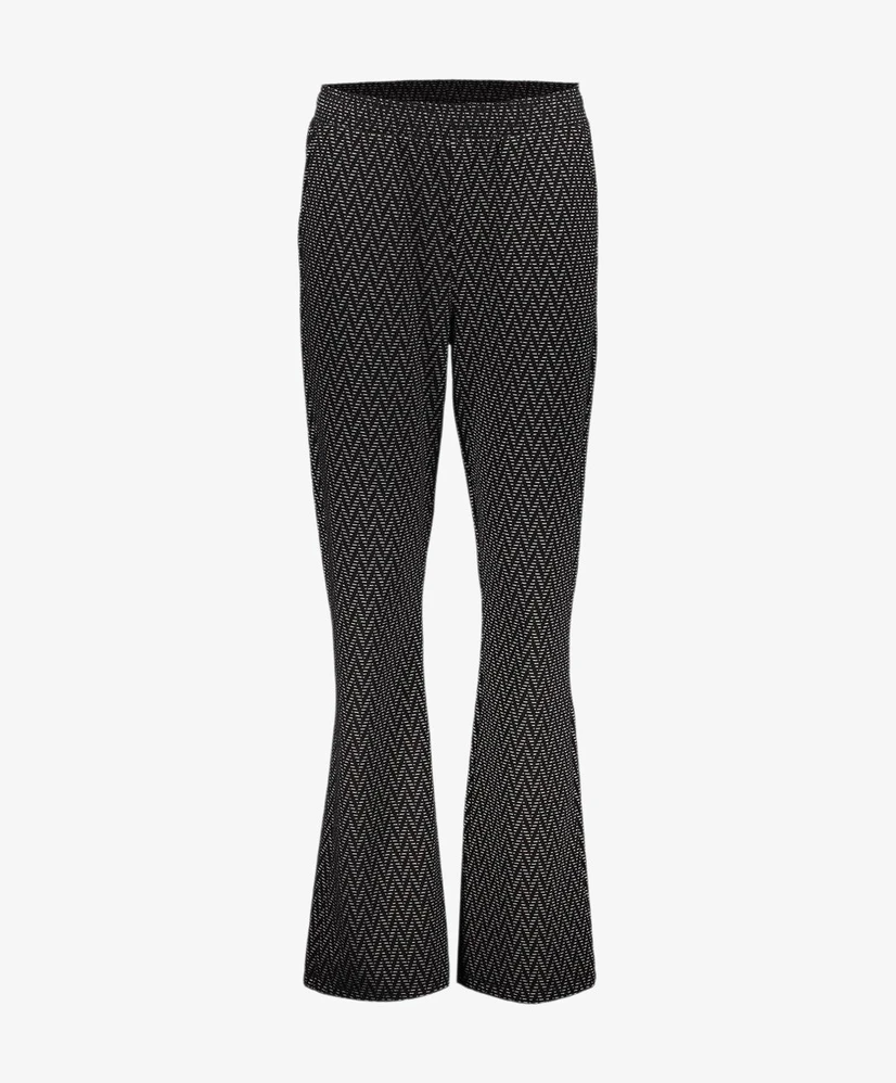 Geisha Flared Broek Allover Print