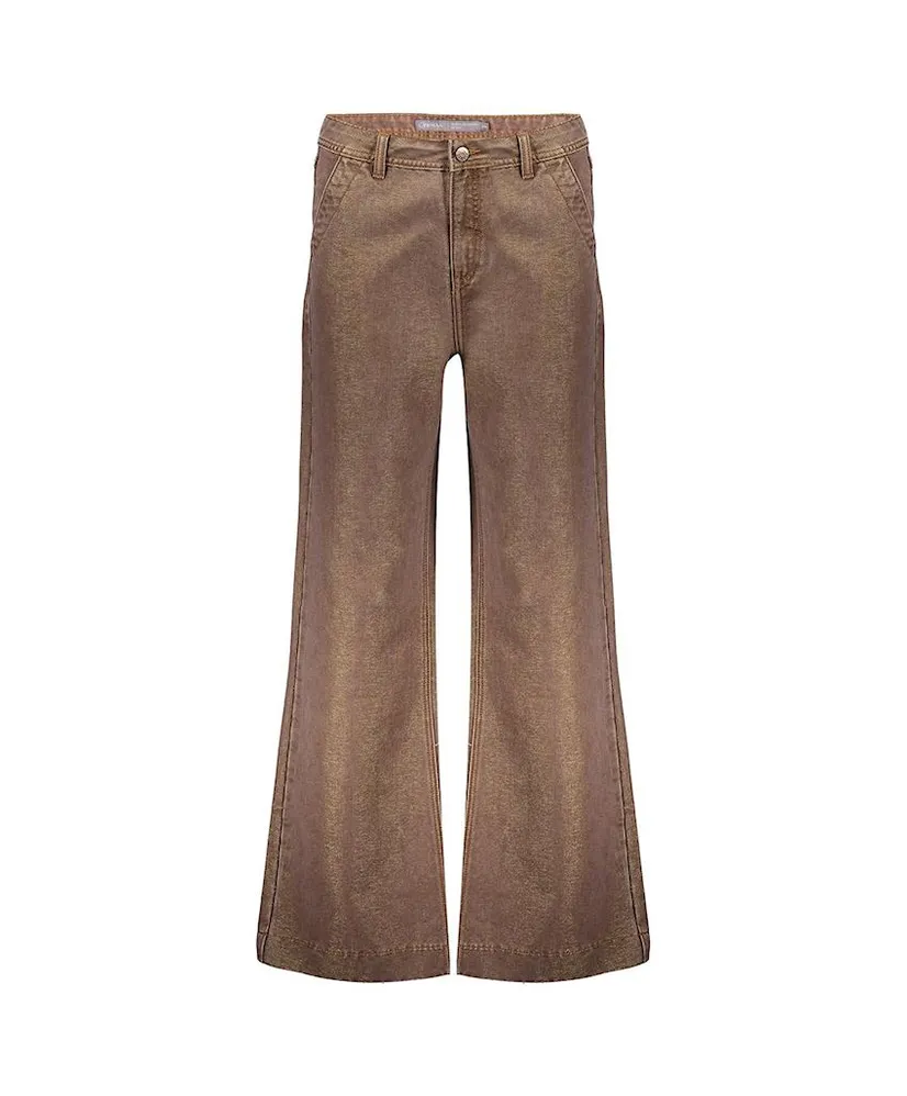 Geisha Flared Jeans Metallic Look