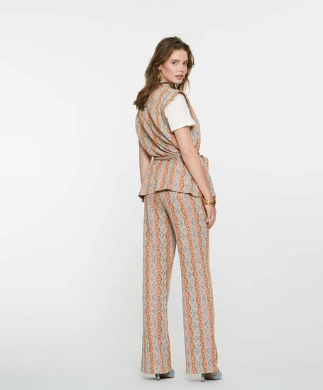 Geisha Gilet Allover Print