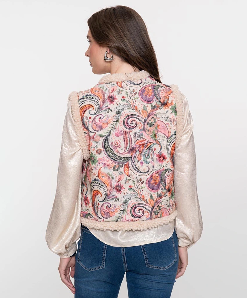 Geisha Gilet Allover Print