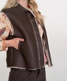Geisha Gilet Biker Lammy