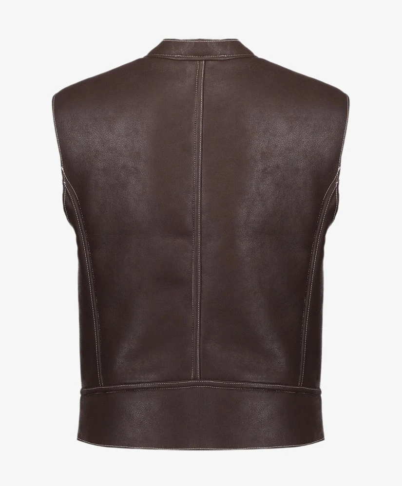 Geisha Gilet Biker Lammy