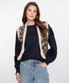 Geisha Gilet Print