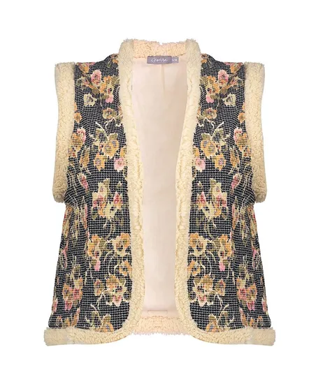 Geisha Gilet Print