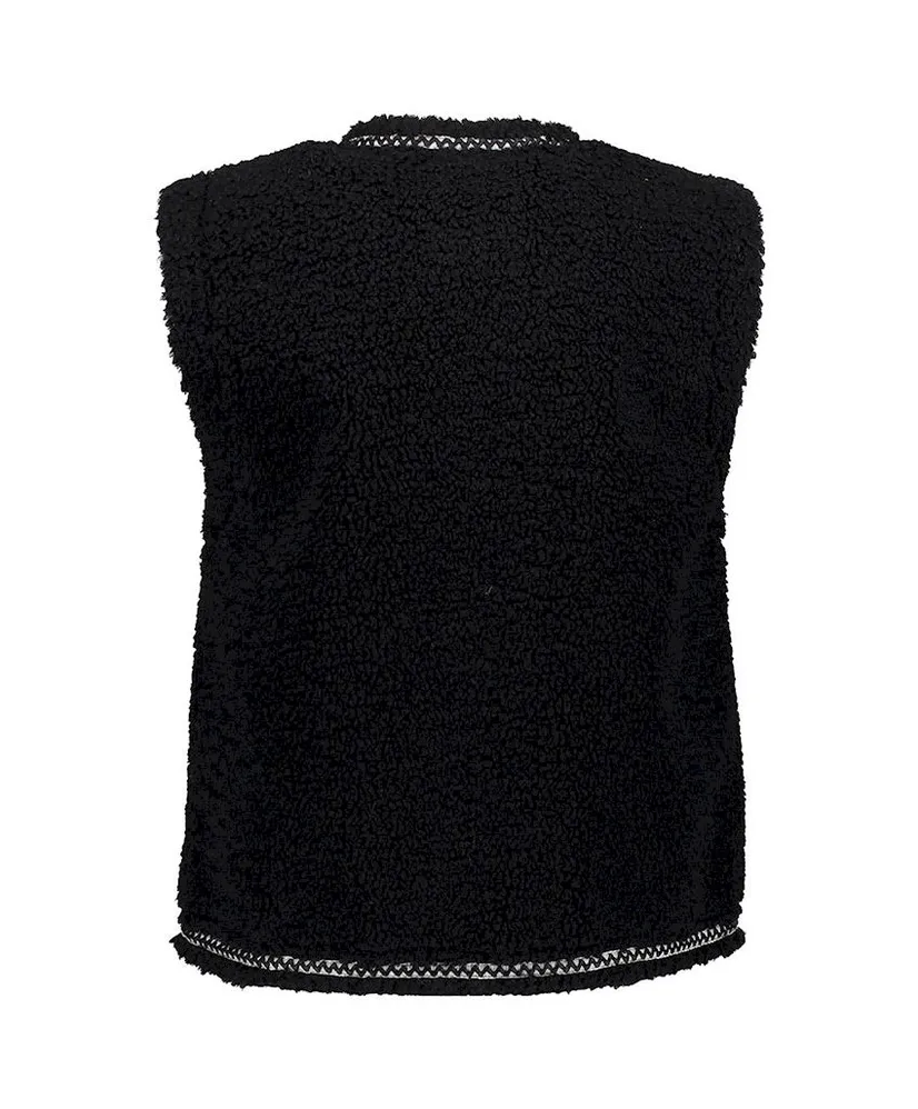 Geisha Gilet Teddy Embroidery