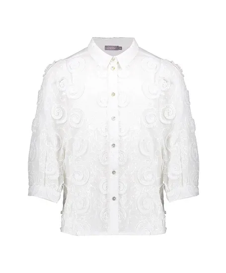 Geisha Girls Blouse Fancy Circles