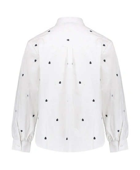 Geisha Girls Blouse Hearts