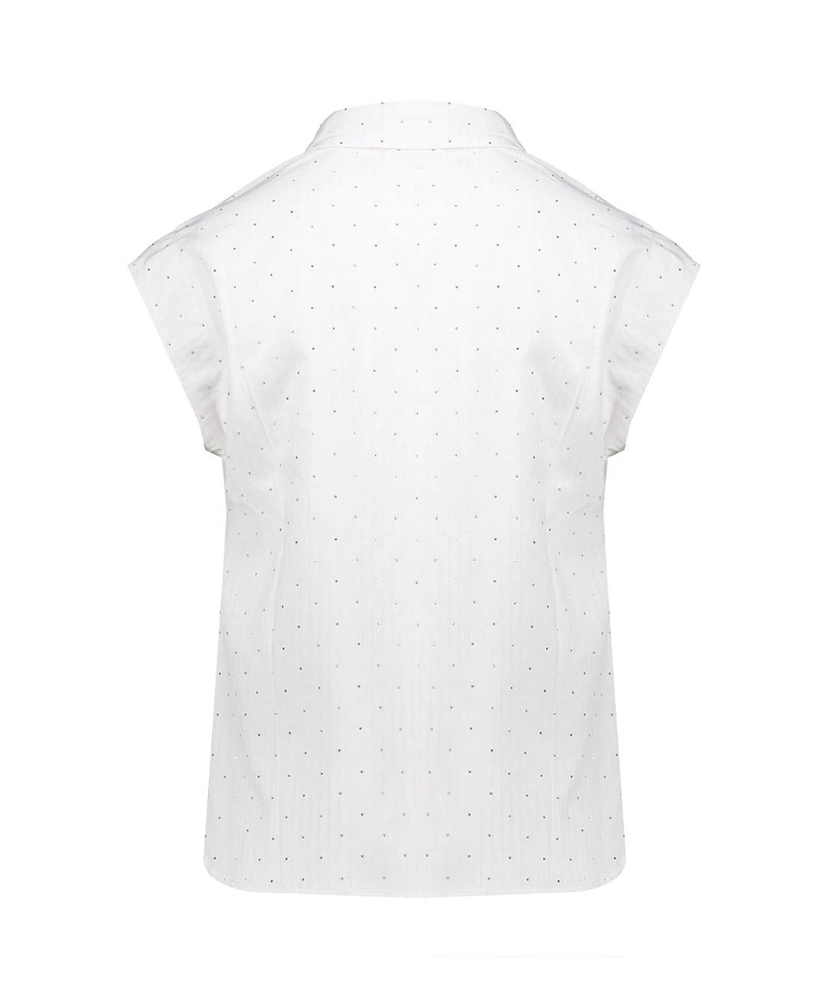 Geisha Girls Blouse Rhinestones