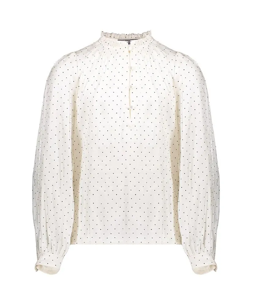Geisha Girls Blouse Shiny Dots