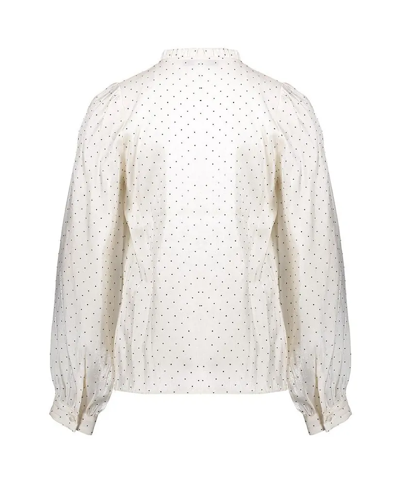 Geisha Girls Blouse Shiny Dots