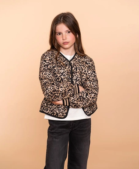 Geisha Girls Bomberjack Leopard