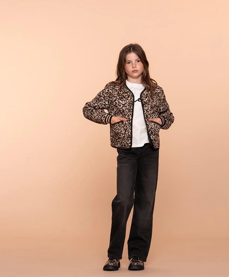 Geisha Girls Bomberjack Leopard