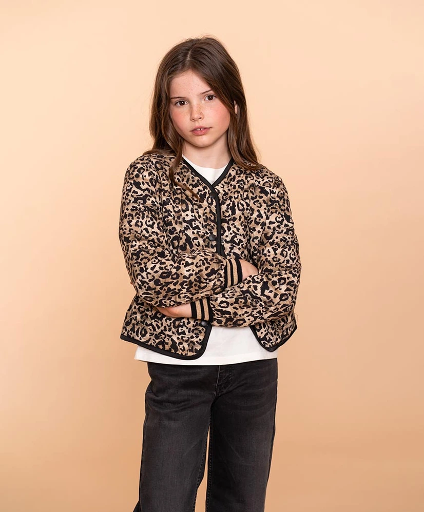 Geisha Girls Bomberjack Leopard
