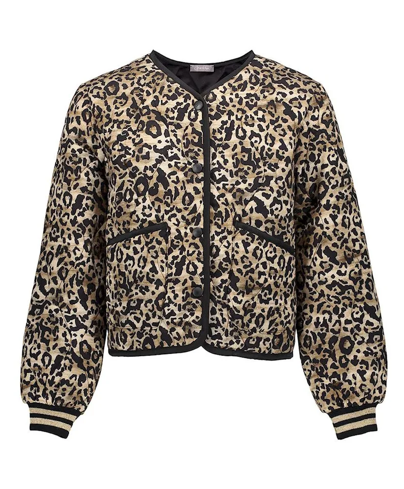 Geisha Girls Bomberjack Leopard