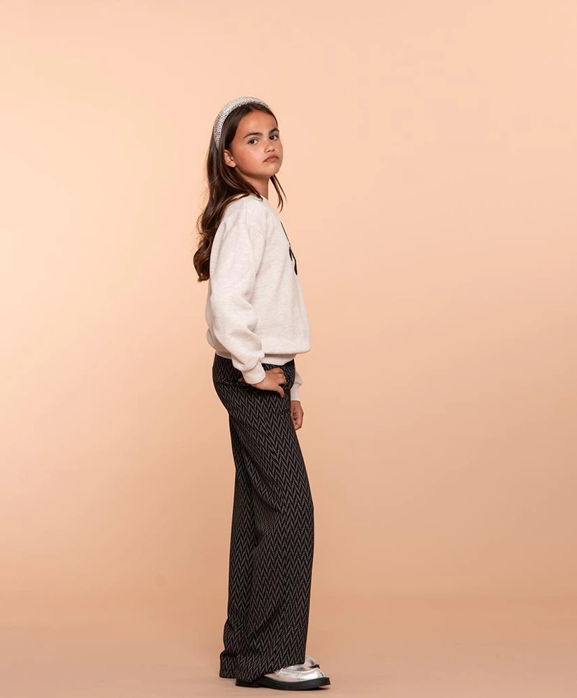 Geisha Girls Broek Jacquard Wide Leg