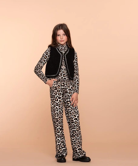 Geisha Girls Broek Panter Wide Leg