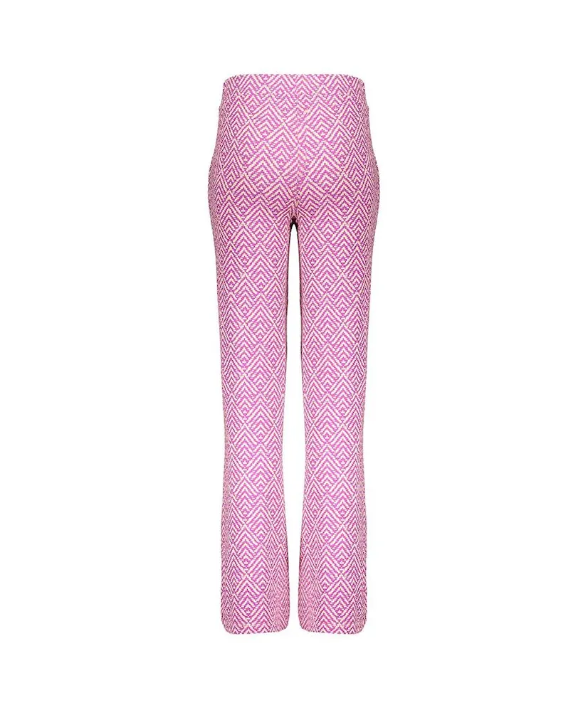 Geisha Girls Broek Wide Leg Graphic Print