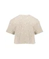Geisha Girls Cropped Top Jacquard