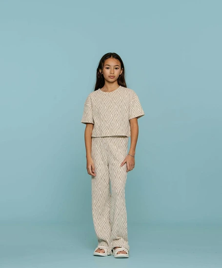 Geisha Girls Cropped Top Jacquard
