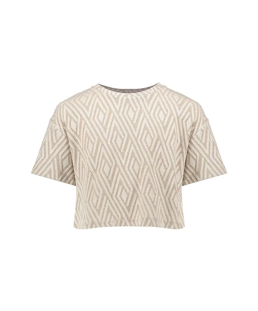 Geisha Girls Cropped Top Jacquard