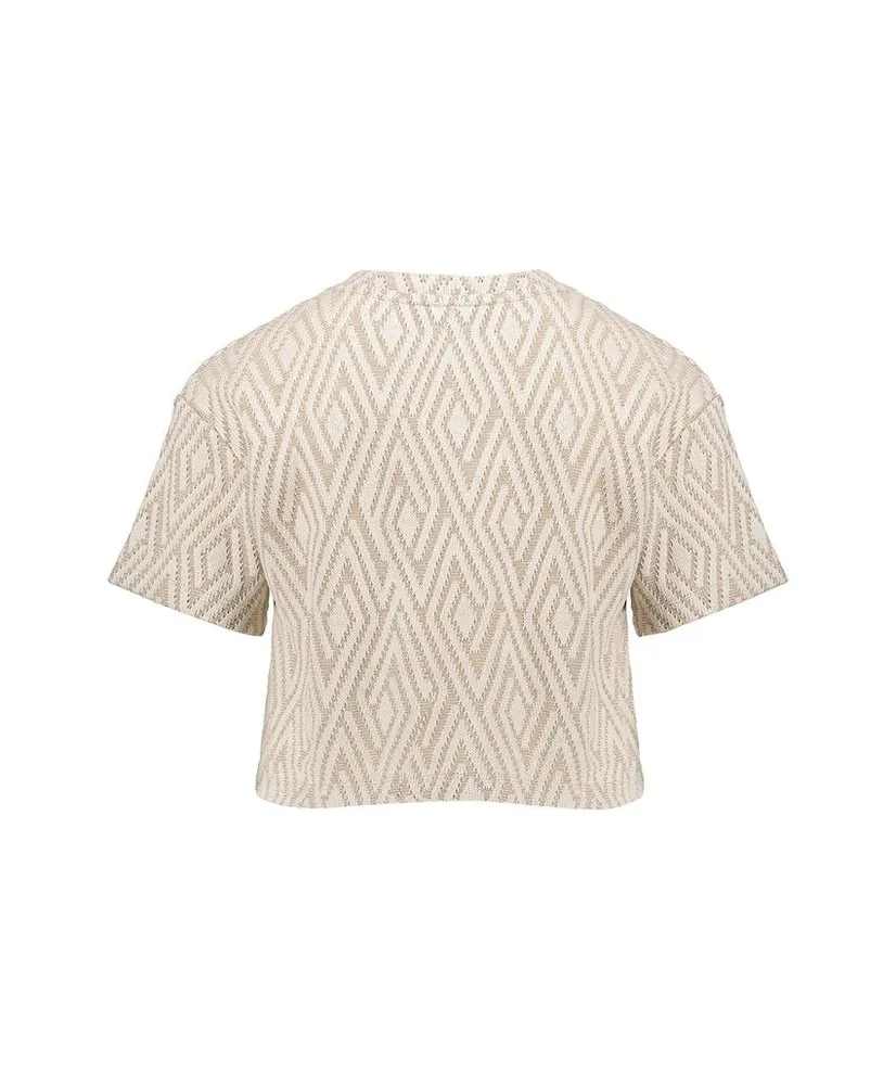 Geisha Girls Cropped Top Jacquard