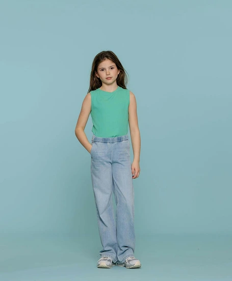Geisha Girls Cropped Top Rib