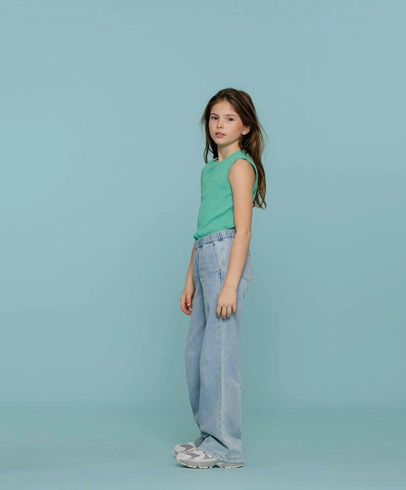 Geisha Girls Cropped Top Rib