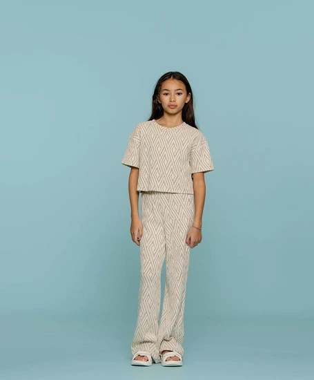 Geisha Girls Flared Broek Jacquard