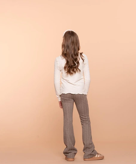 Geisha Girls Flared Broek Jacquard