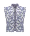Geisha Girls Gilet Aztec Print