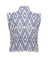 Geisha Girls Gilet Aztec Print
