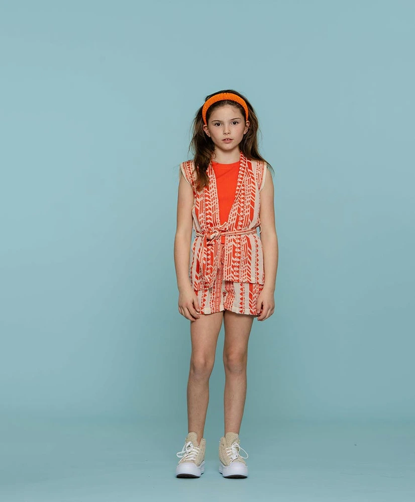 Geisha Girls Gilet Fancy Woven