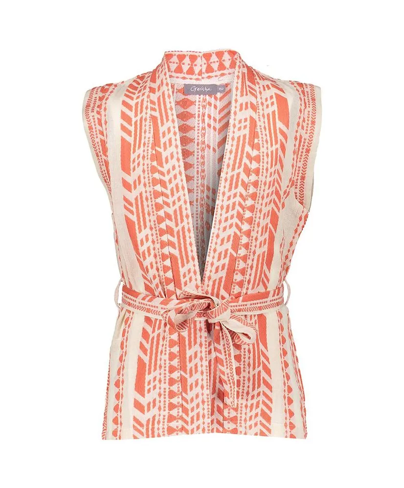 Geisha Girls Gilet Fancy Woven