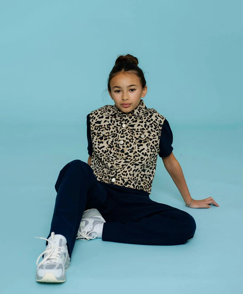 Geisha Girls Gilet Leopard