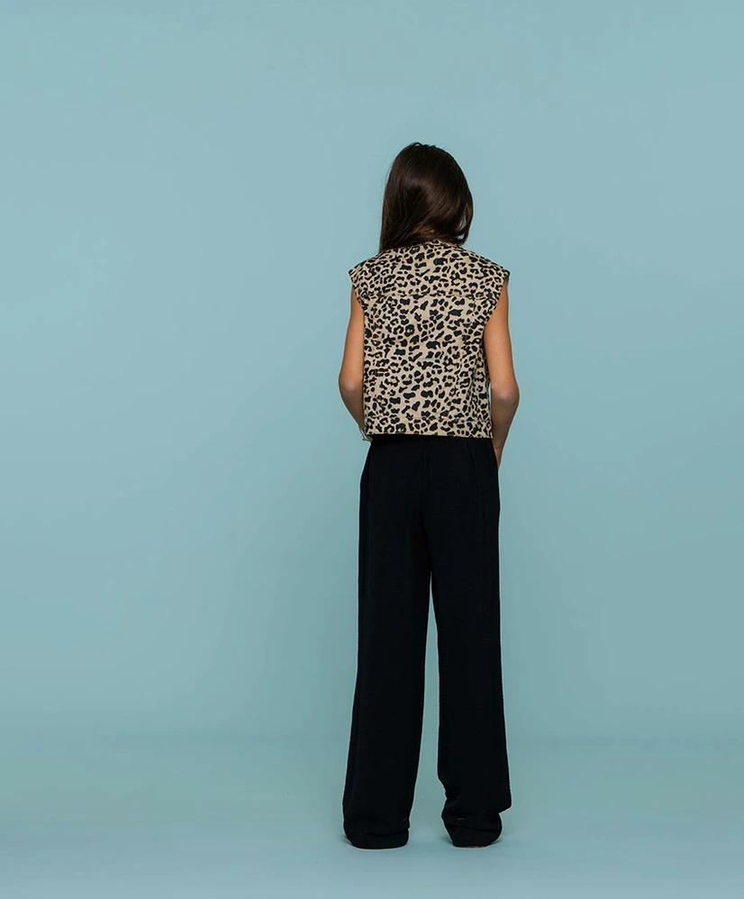 Geisha Girls Gilet Leopard