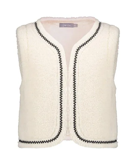 Geisha Girls Gilet Teddy Embroidery