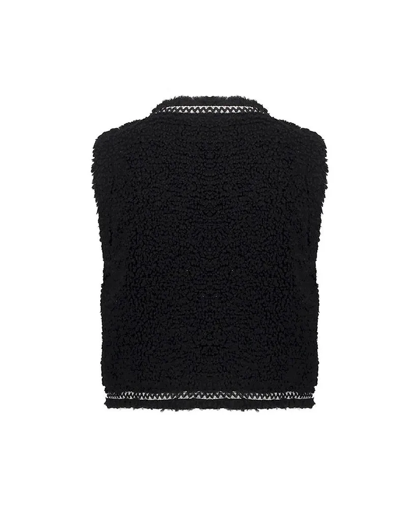 Geisha Girls Gilet Teddy Embroidery