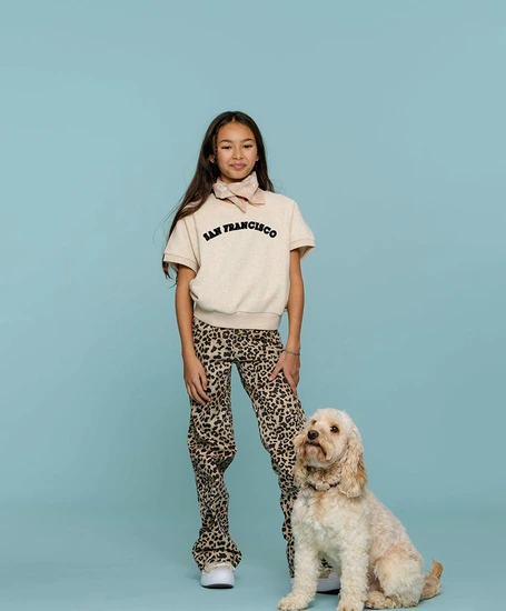 Geisha Girls Jeans Leopard Print