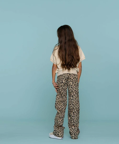 Geisha Girls Jeans Leopard Print