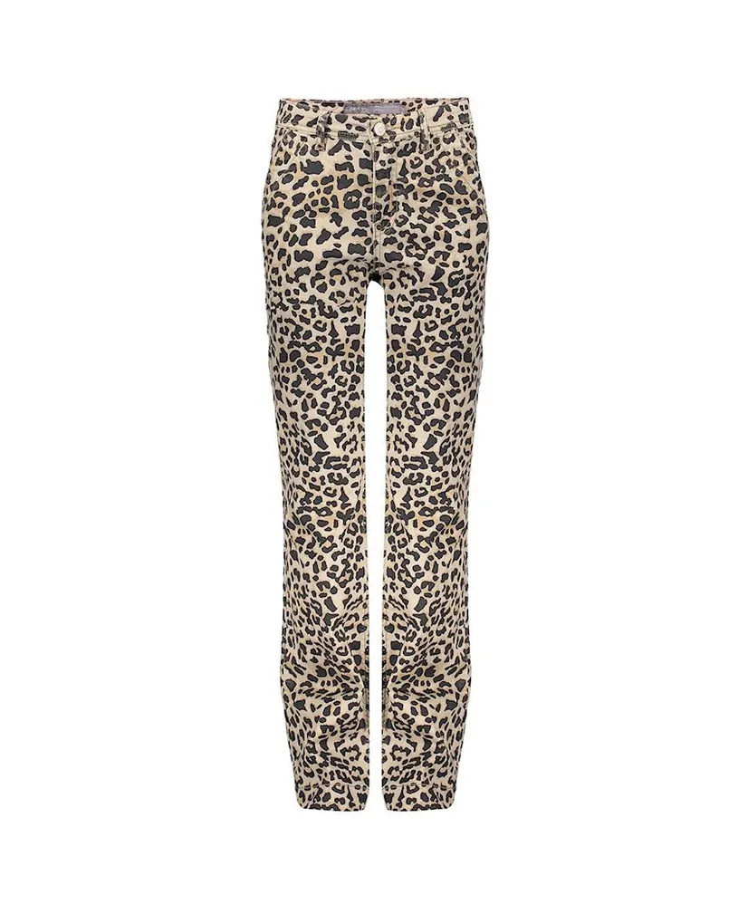 Geisha Girls Jeans Leopard Print