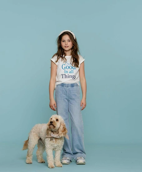 Geisha Girls Jeans Wide Leg Elastic