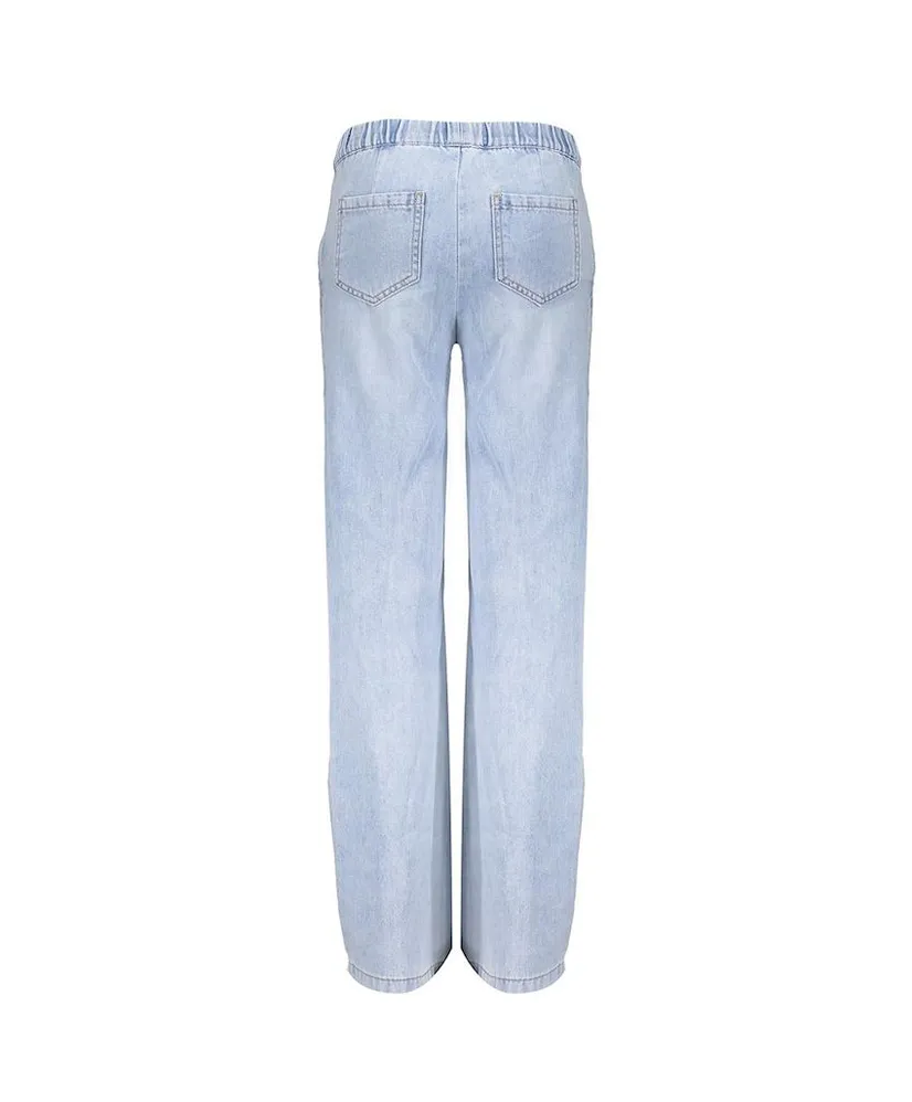 Geisha Girls Jeans Wide Leg Elastic