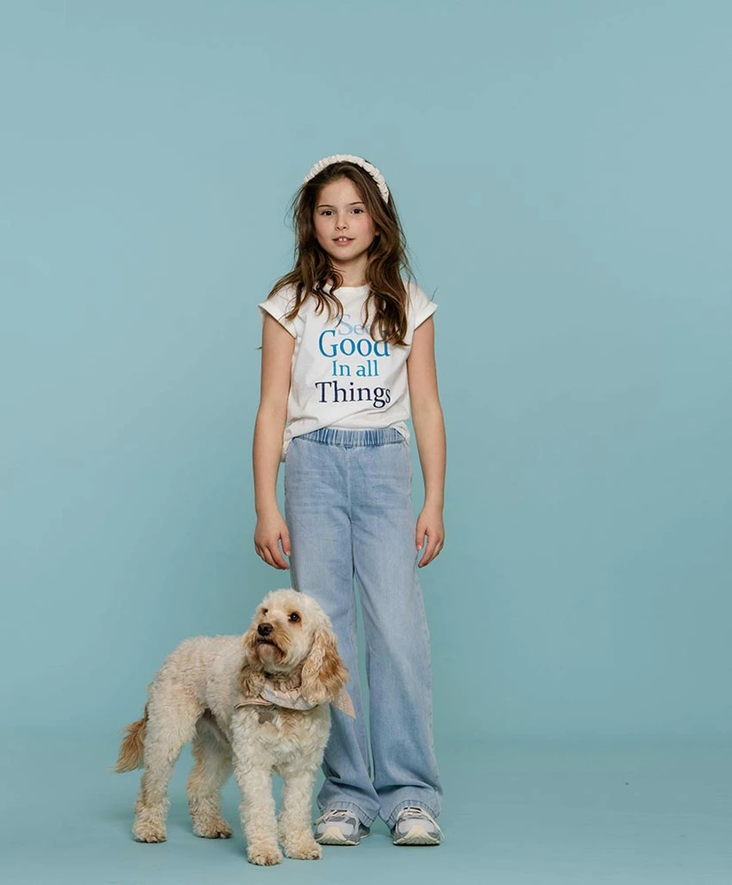 Geisha Girls Jeans Wide Leg Elastic