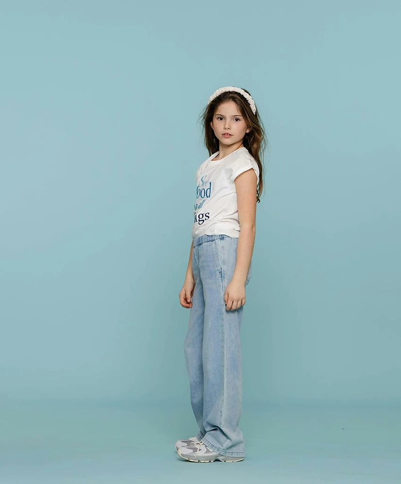 Geisha Girls Jeans Wide Leg Elastic
