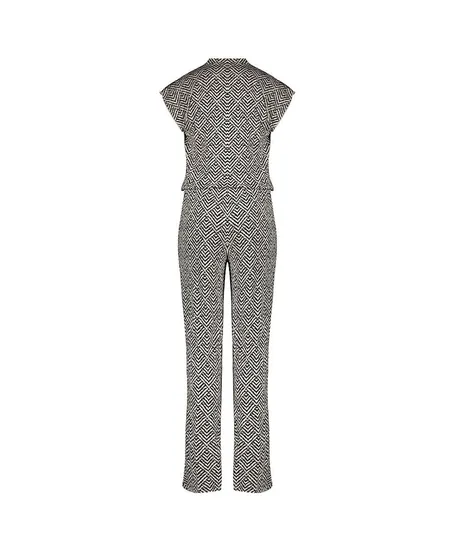 Geisha Girls Jumpsuit Allover Print