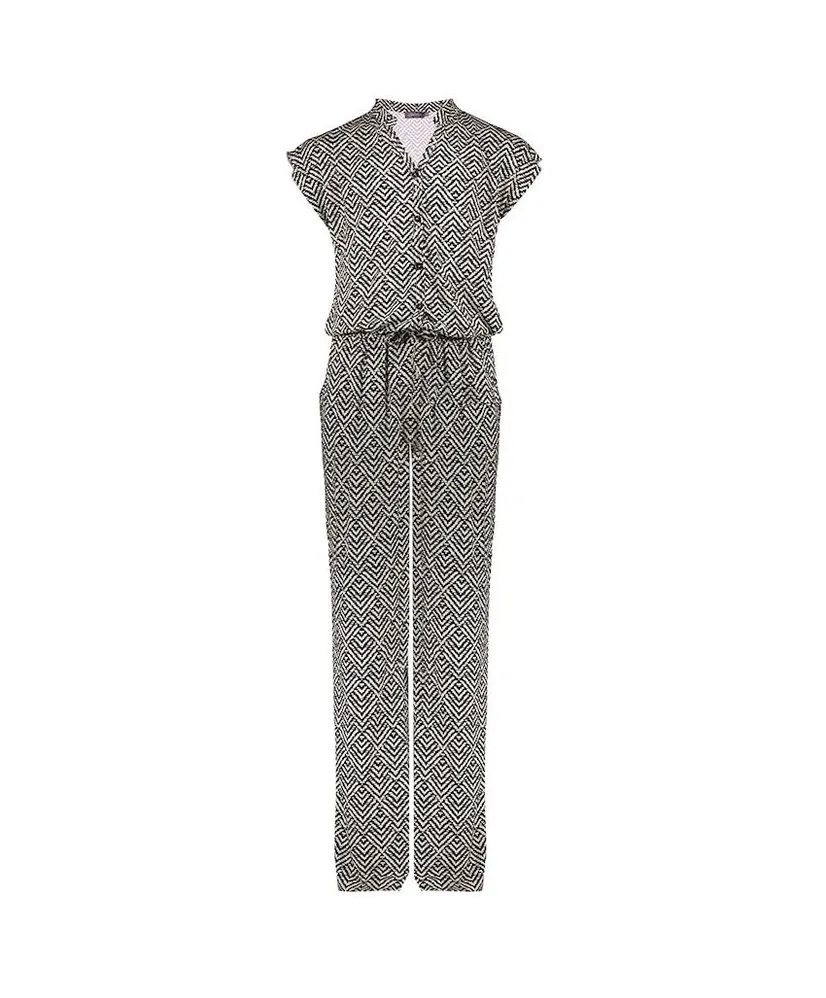 Geisha Girls Jumpsuit Allover Print